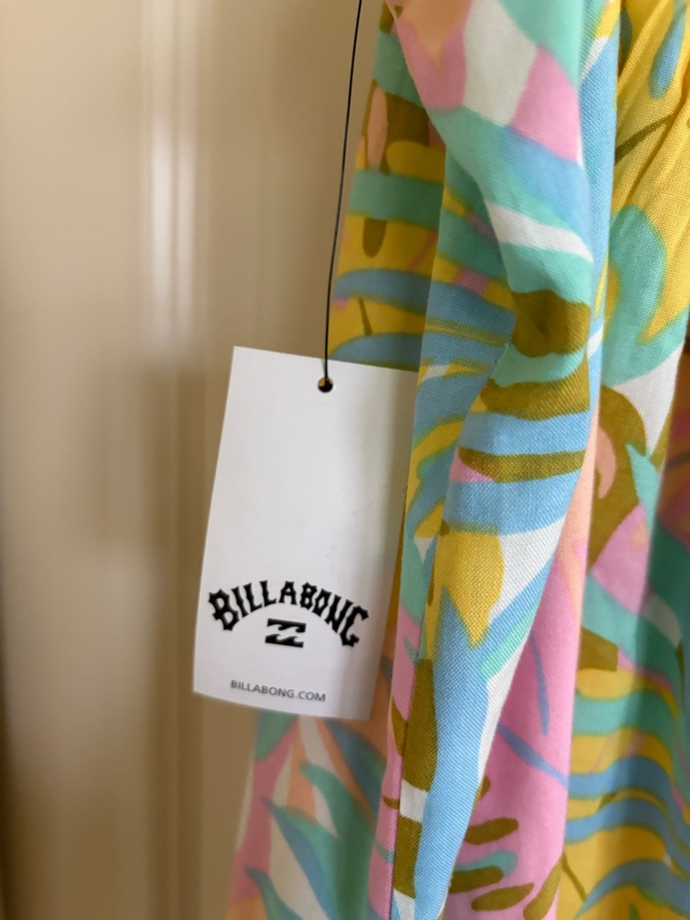 Billabong Pastel Floral Ruffle Sundress - Picture 3 of 6